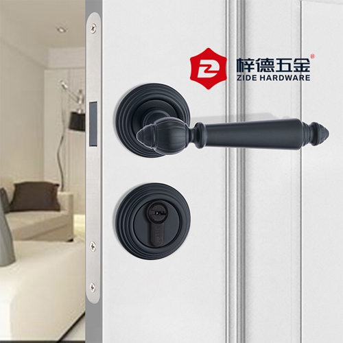 鋅合金分體磁吸房間門鎖