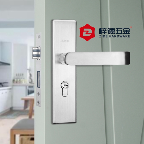 不銹鋼面板靜音室內(nèi)門鎖53652