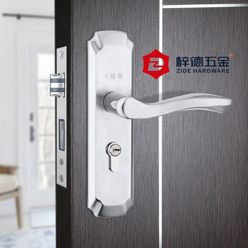 不銹鋼面板室內(nèi)門鎖具53615